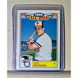 1987 Cal Ripken Topps Baseball All-Star Game Card #16